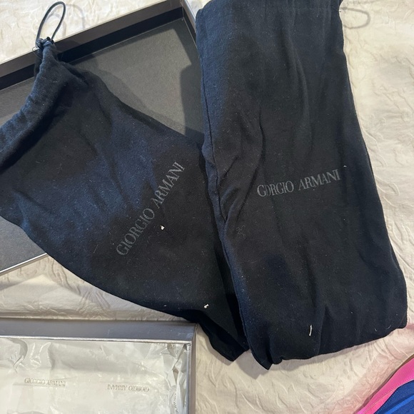 Giorgio Armani Vibrant Pink and Blue Flats - Picture 4 of 8